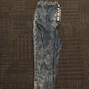 Skinny High Waisted Denim Acid Wash